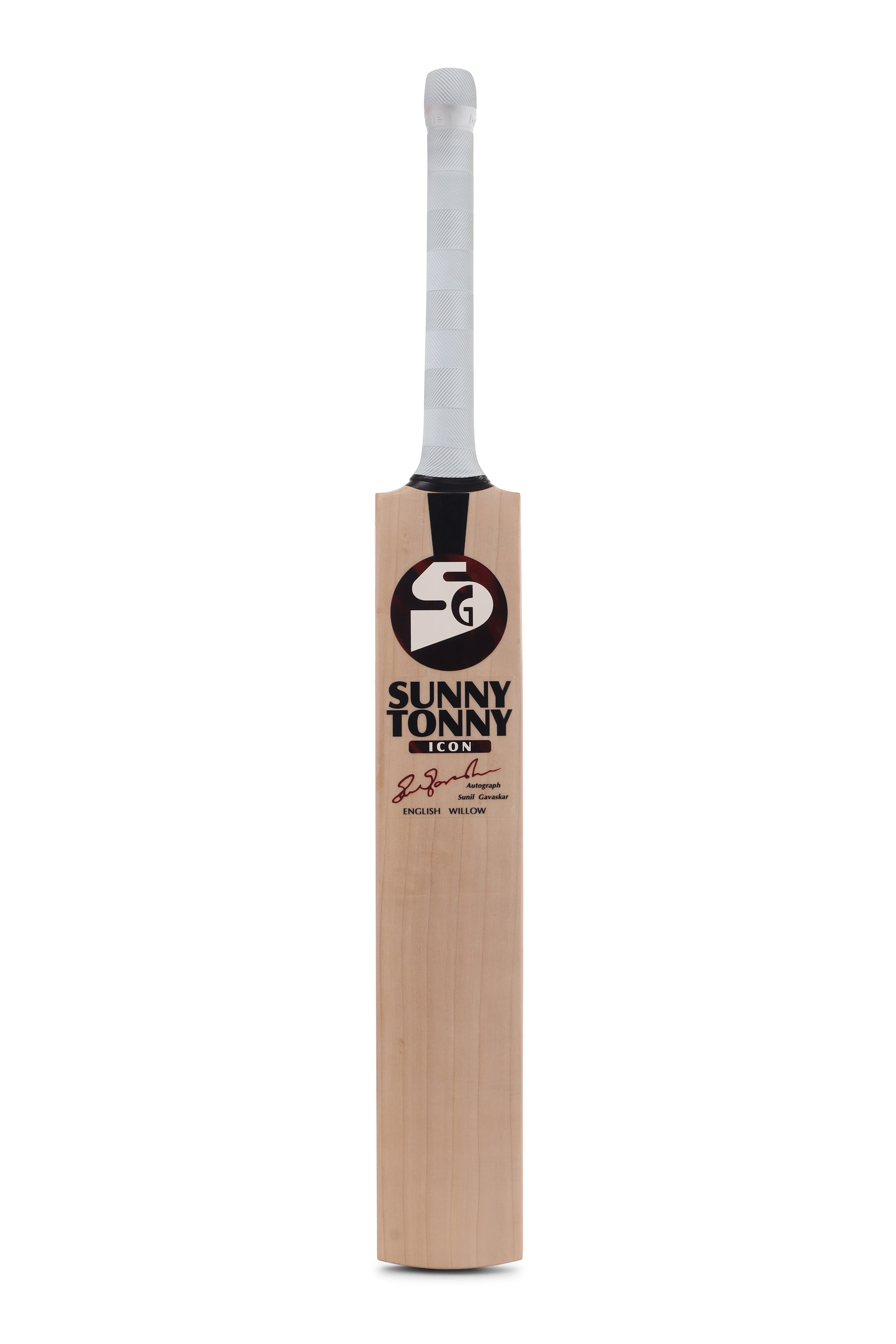 SG Sunny Tonny Icon Grade 3 English Willow cricket bat front view