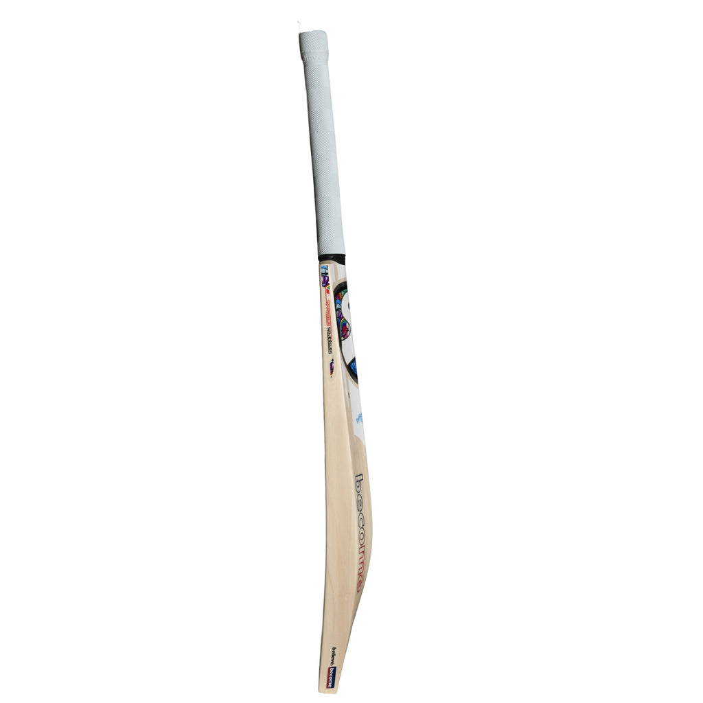 SG Jemi Edition premium cricket bat profile view and edges