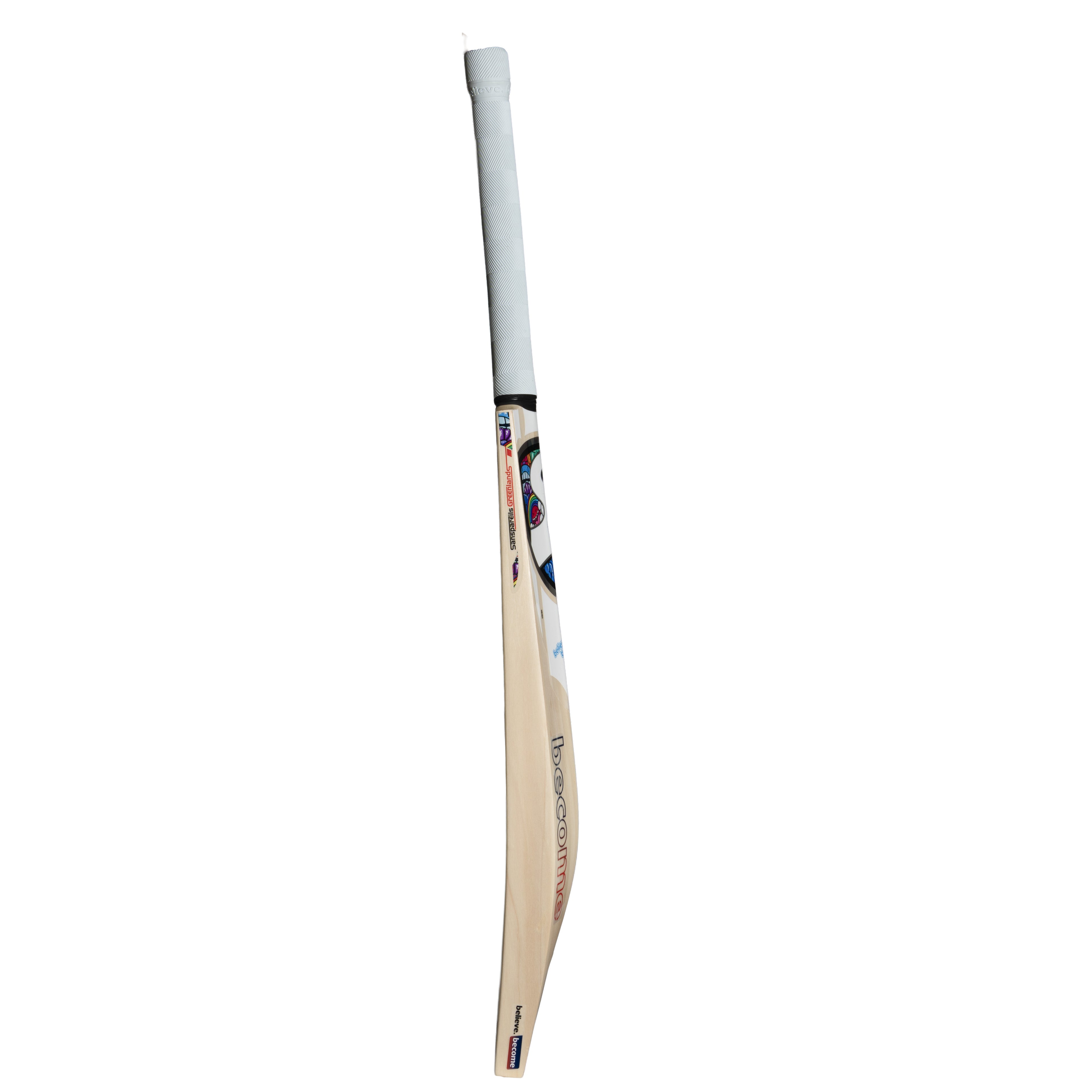 SG Jemi Edition premium cricket bat profile view and edges