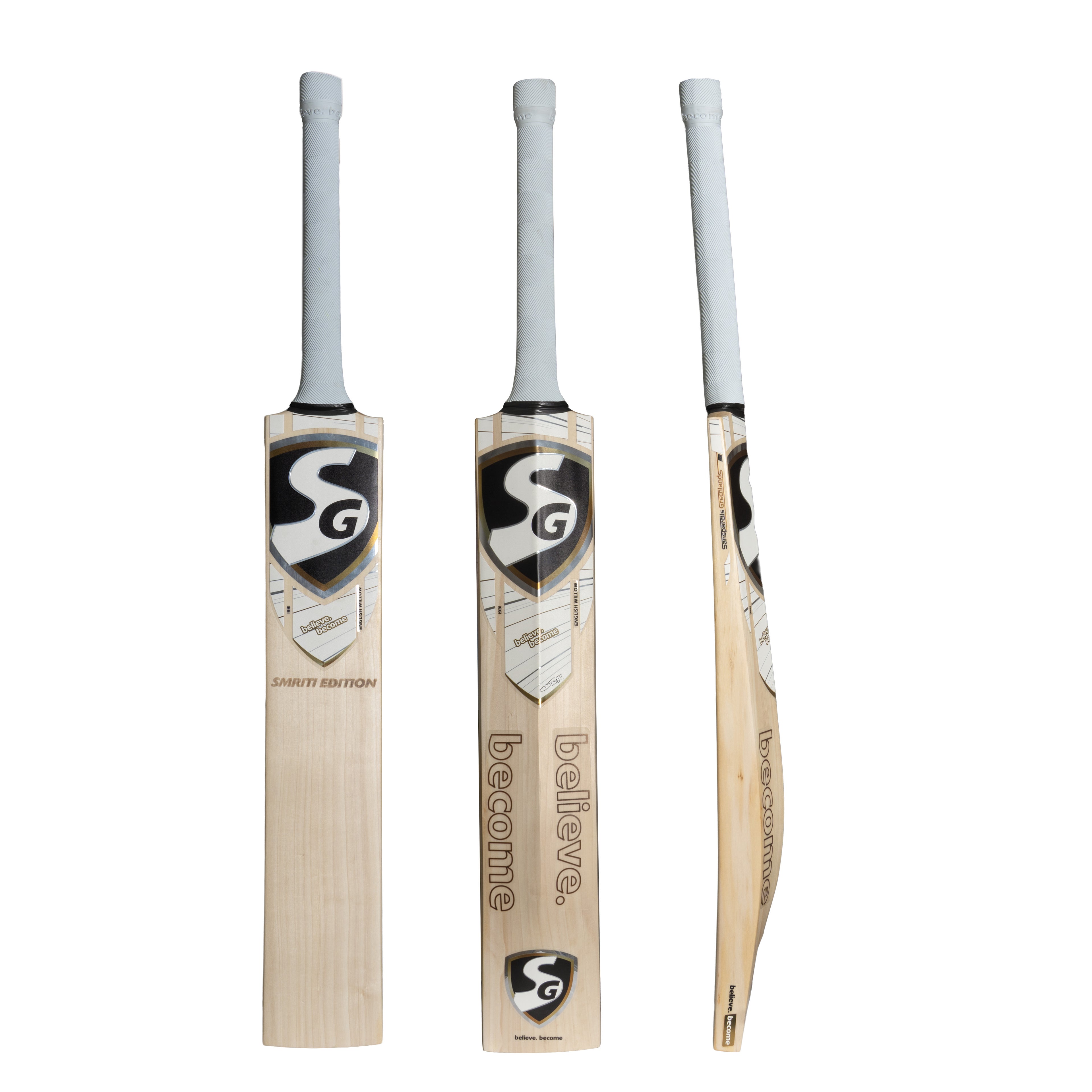 SG Smriti Edition professional-grade women's cricket bat full view