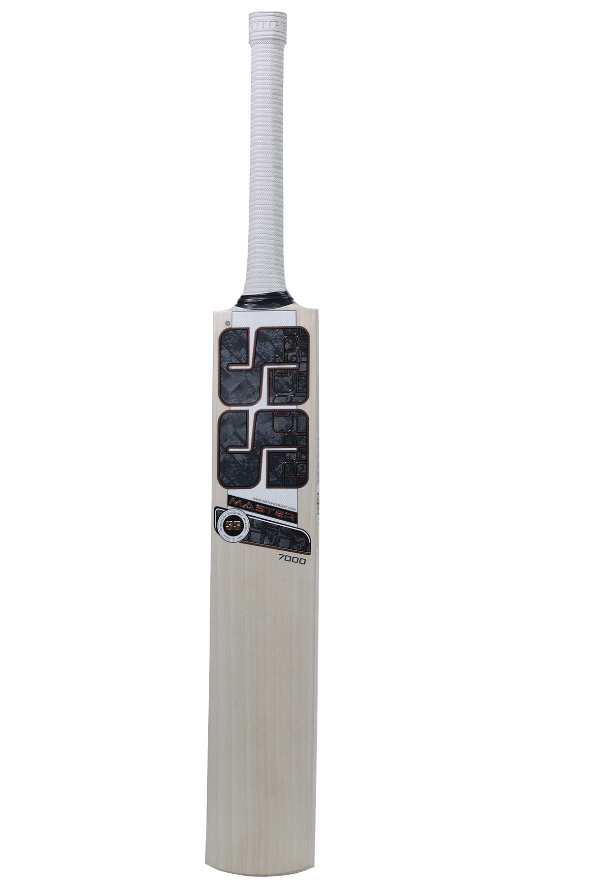 SS Master 7000 Cricket Bat , front view, english willow, master series, mens, australia, top grade 1 bat