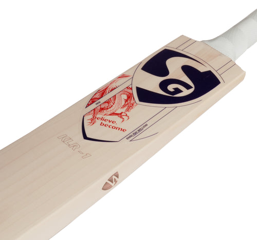SG KL Rahul KLR1 English Willow cricket bat front view close up