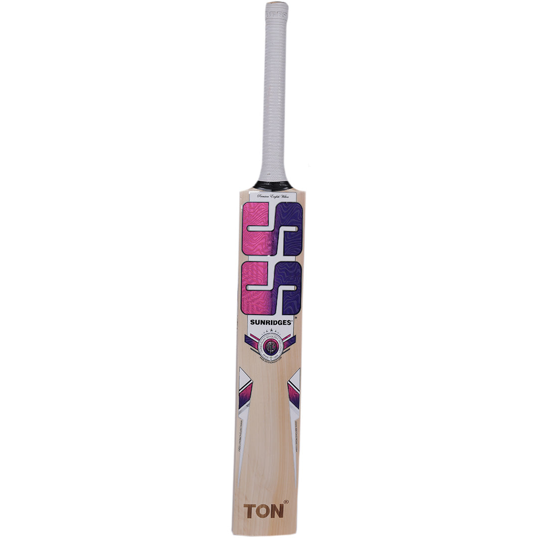  SS Valarie 1.0 english willow cricket bat, womens bat, premium, back view, player grade